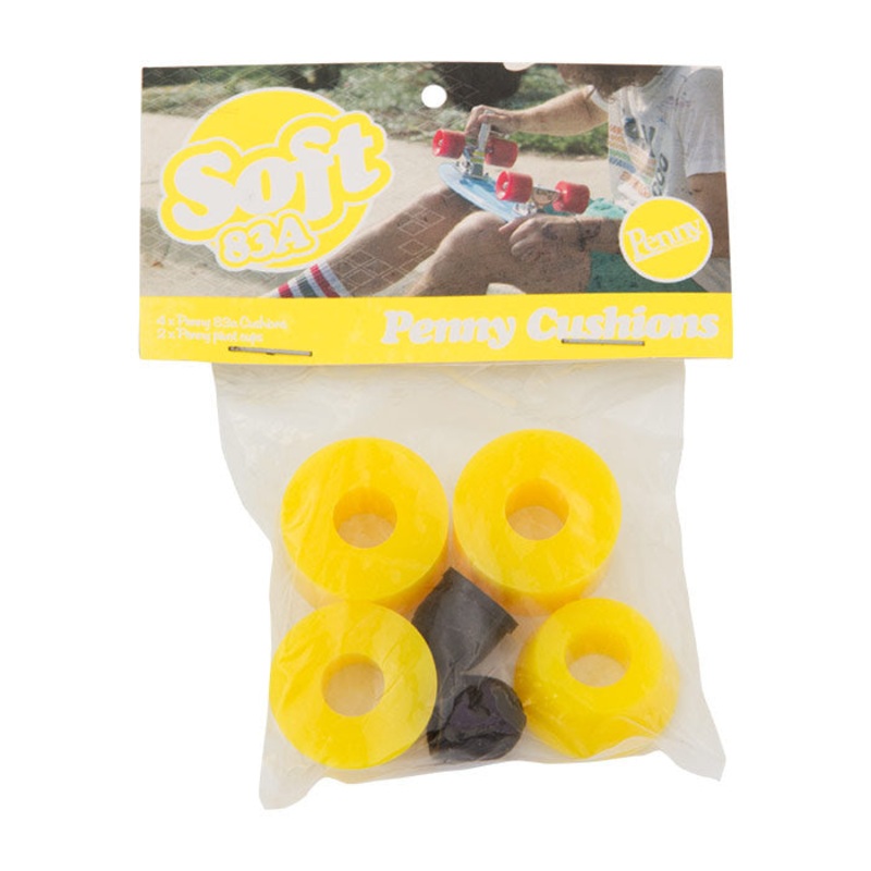 Penny Cushions Yellow 83A 4 Pack Skateboard Bushings
