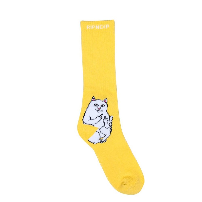 Rip N Dip Lord Nermal Yellow Socks