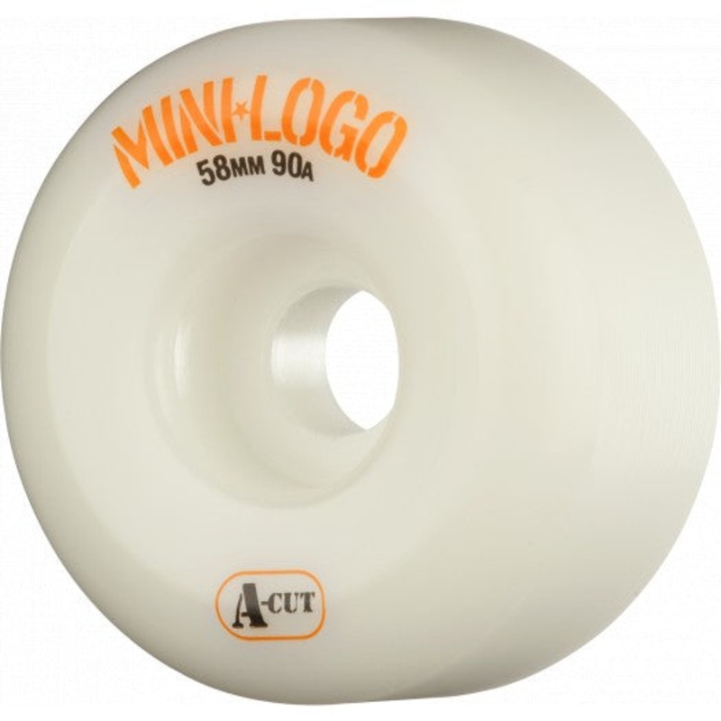 Mini Logo White 58mm/90a Skateboard Wheels