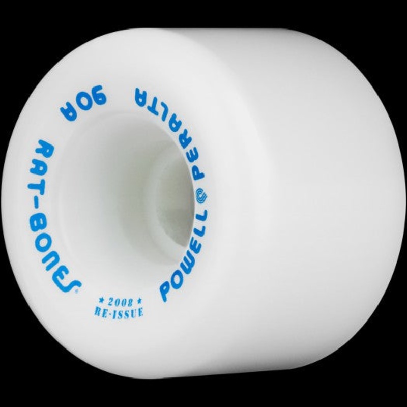 Powell Peralta Rat Bones White 60mm/90a Skateboard Wheels