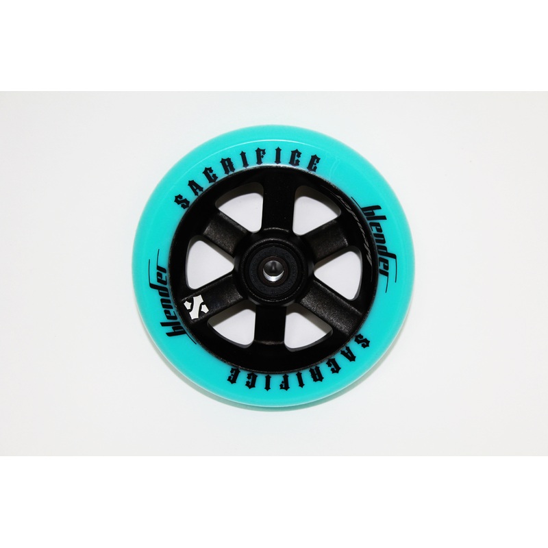 Sacrifice Blender 110mm Light Blue Black Scooter Wheel Single
