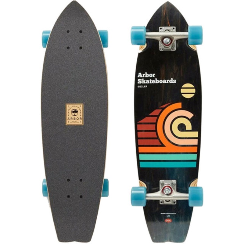 Arbor Sizzler Artist Draplin Cruiser Skateboard