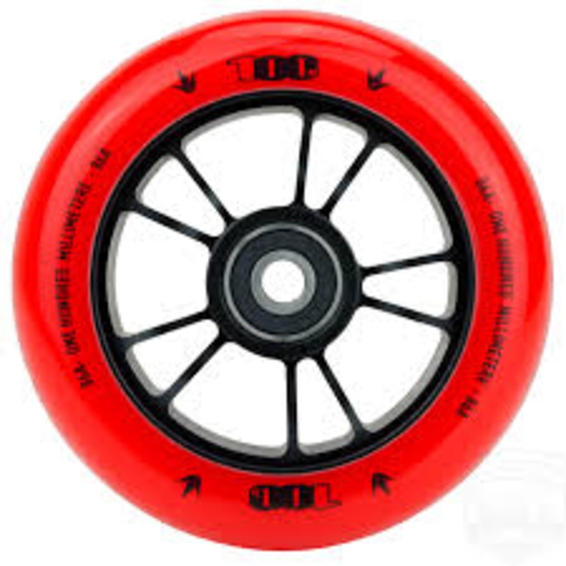 Envy Red 100mm Scooter Wheel Single
