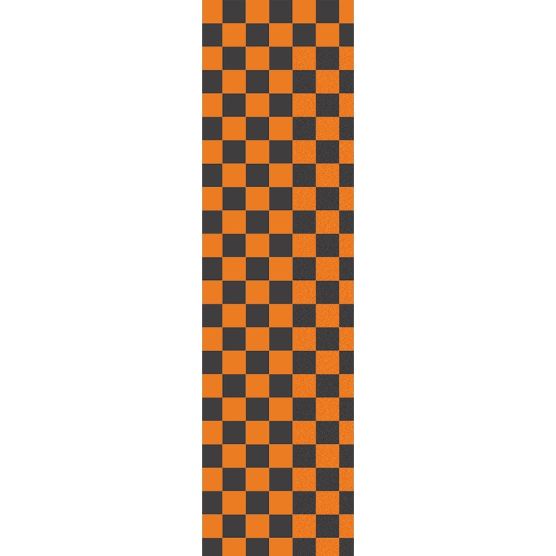 Fruity Black/Orange Check Skateboard Griptape