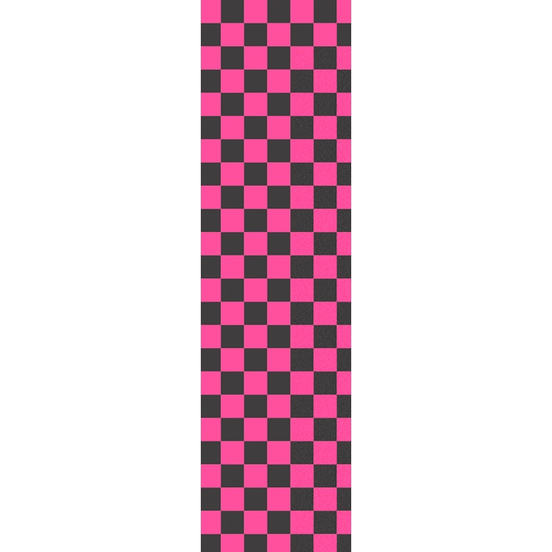 Fruity Black/Pink Check Skateboard Griptape