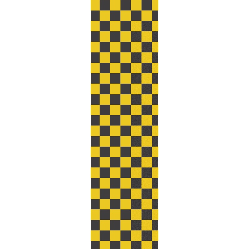 Fruity Yellow/Black Check Skateboard Griptape