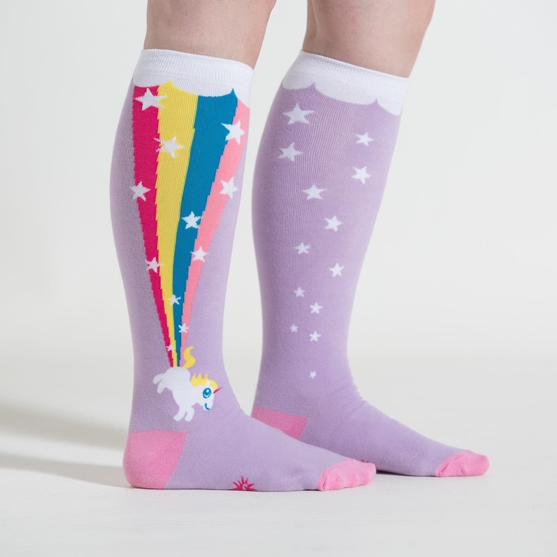 Sock It To Me Rainbow Blast Adult Knee Socks