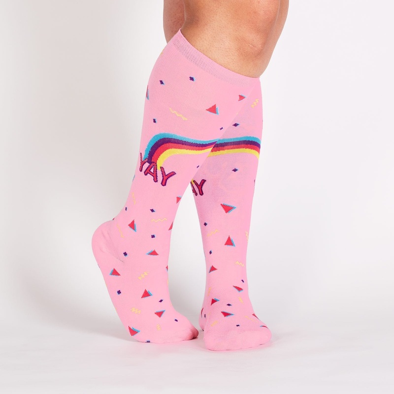Sock It to Me Reining Confetti Strech Adult Knee Socks