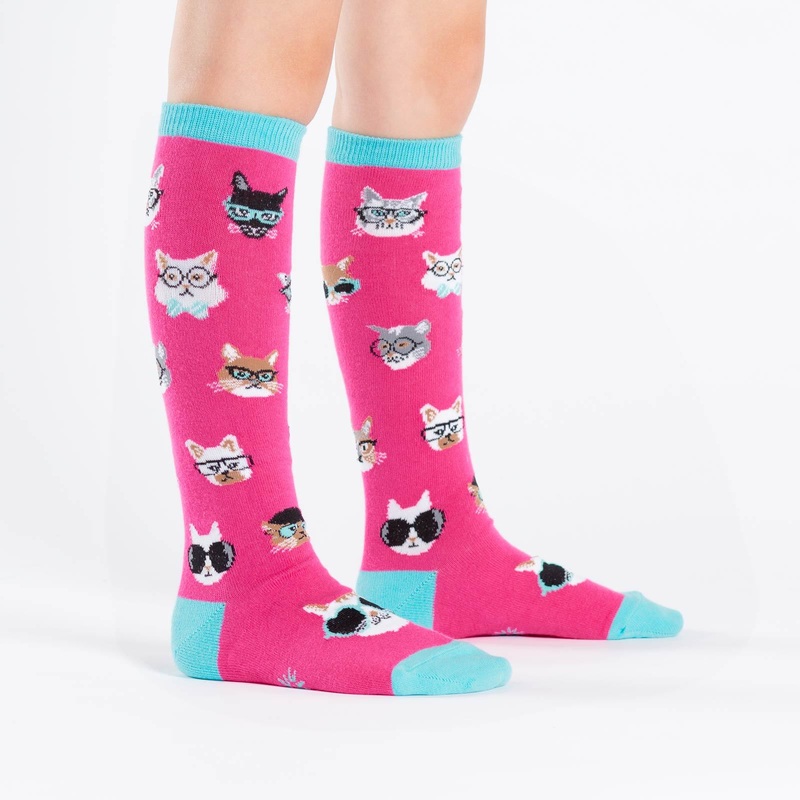 Sock It to Me Smarty Cats Junior Knee Socks