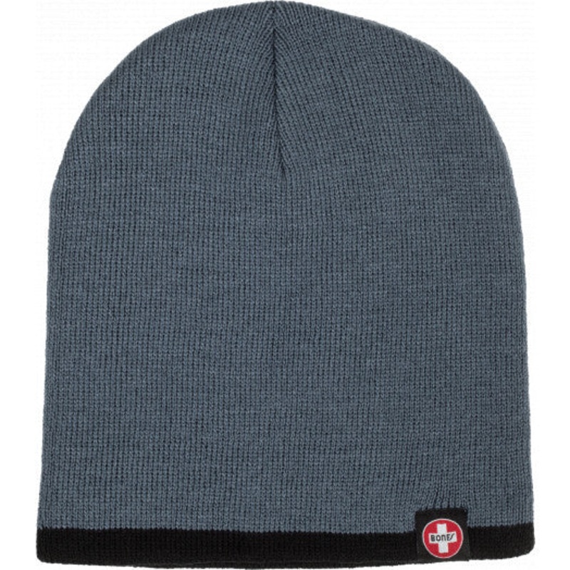 Bones Swiss Knit Charcoal/Black Beanie
