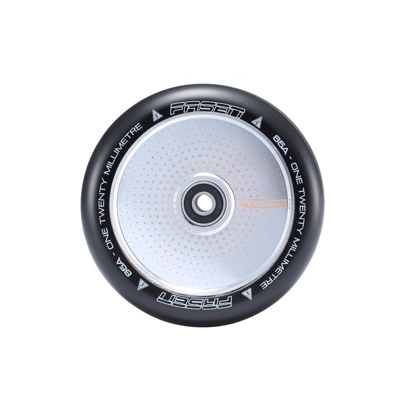 Fasen Hypno Hollowcore Dot Chrome 120mm Scooter Wheel Single