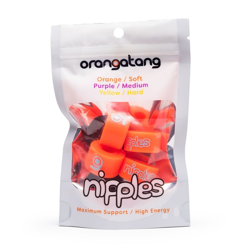 Orangatang Nipples Orange Soft 4 Pack Longboard Bushings