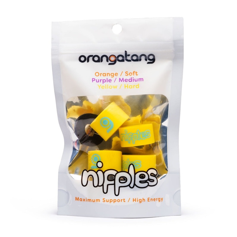 Orangutang Nipples Yellow Hard Longboard Bushings