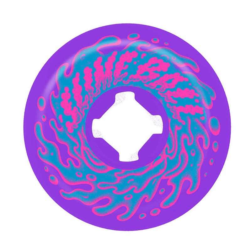 Slime Balls Vomits 54mm/97A Purple/Black Skateboard Wheels