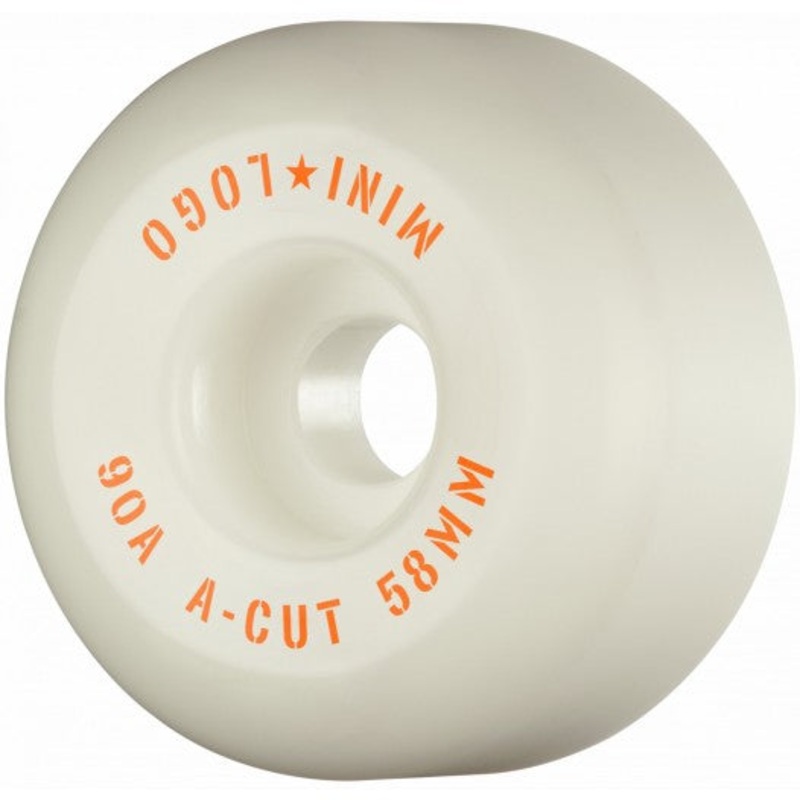 Mini Logo White 55mm/90a Skateboard Wheels