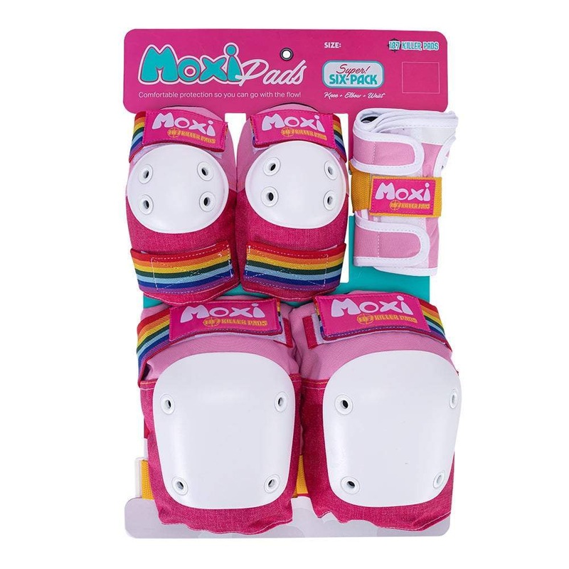 Moxi Pads Six Pack Pink/Peach 3 Pad Set