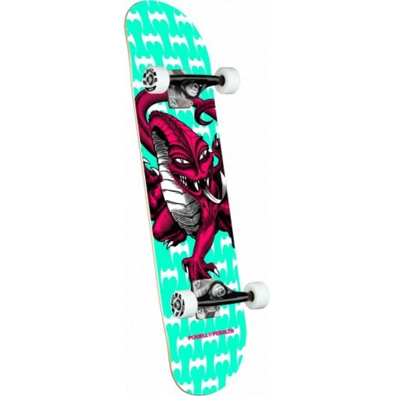 Powell Peralta Cab Dragon One Off Teal 7.75" Complete Skateboard