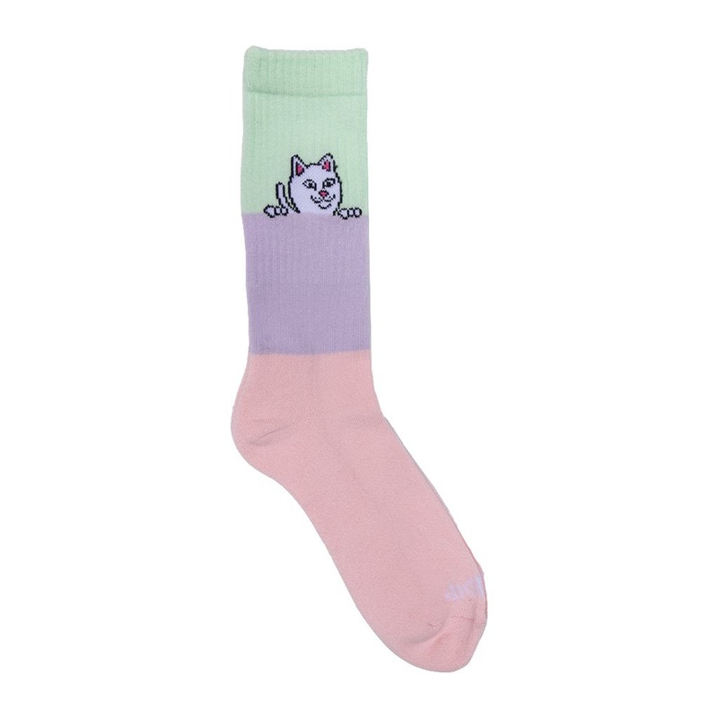 Rip N Dip Peek A Nermal Colour Block Socks