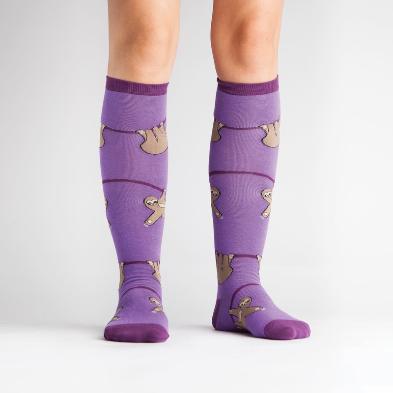 Sock It To Me Sloth Adult Knee Socks