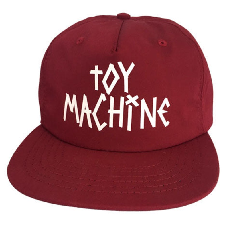 Toy Machine Tape Logo Burgundy Cap