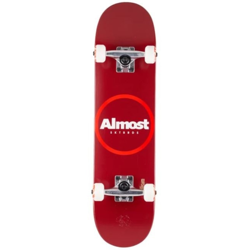 Almost Red Ringer Mid 7.25" Complete Skateboard