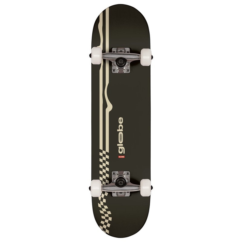 Globe Racer Micro Fog/Hyper Green 6.5" Complete Skateboard