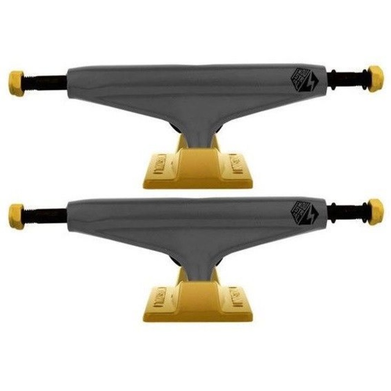 Industrial Black/Gold 5.25" Pair Skateboard Trucks