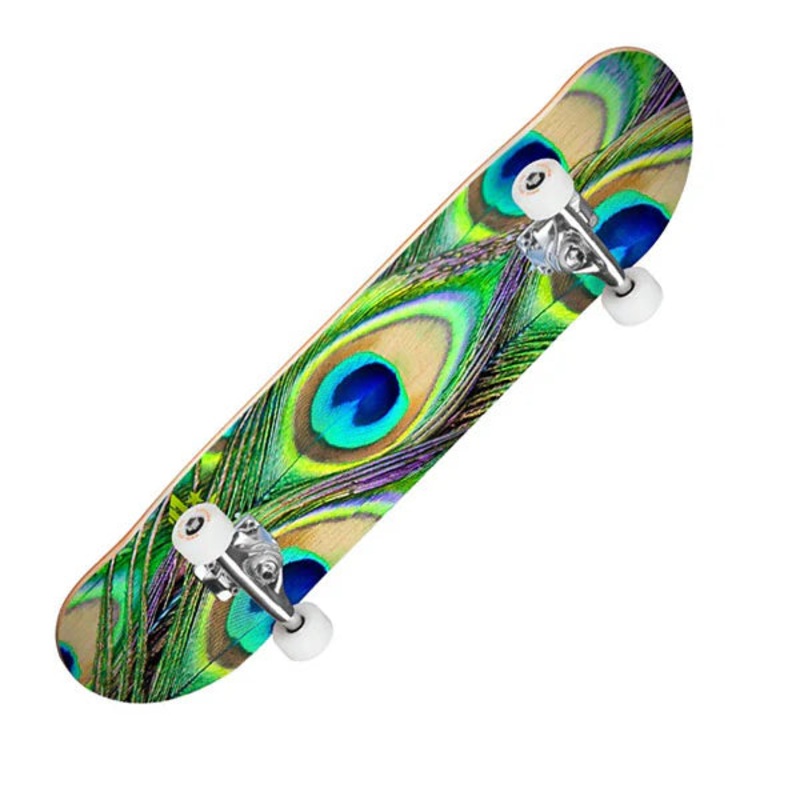 Mini Logo Peacock Feather 7.75 Complete Skateboard