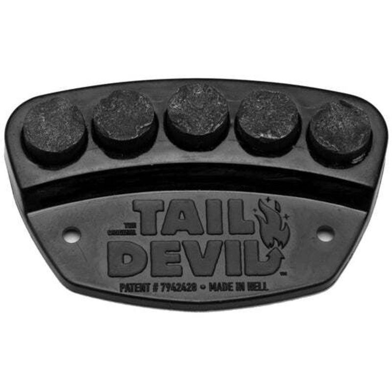 Tail Devil Black Skateboard Plate