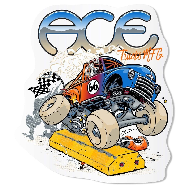 Ace Monster Truck 5" Sticker Single