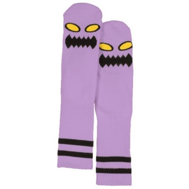 Toy Machine Monster Face Lavender Socks