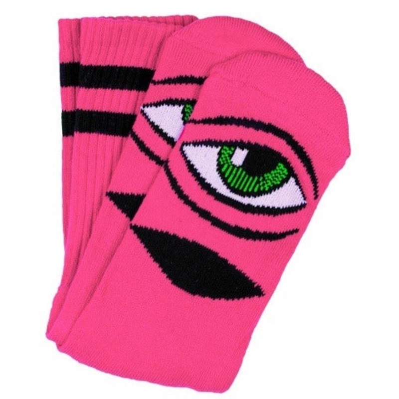 Toy Machine Sect Eye III Pink Socks