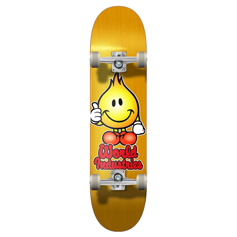 World Industries Flameboy Thumbs Up 6.75 Complete Skateboard