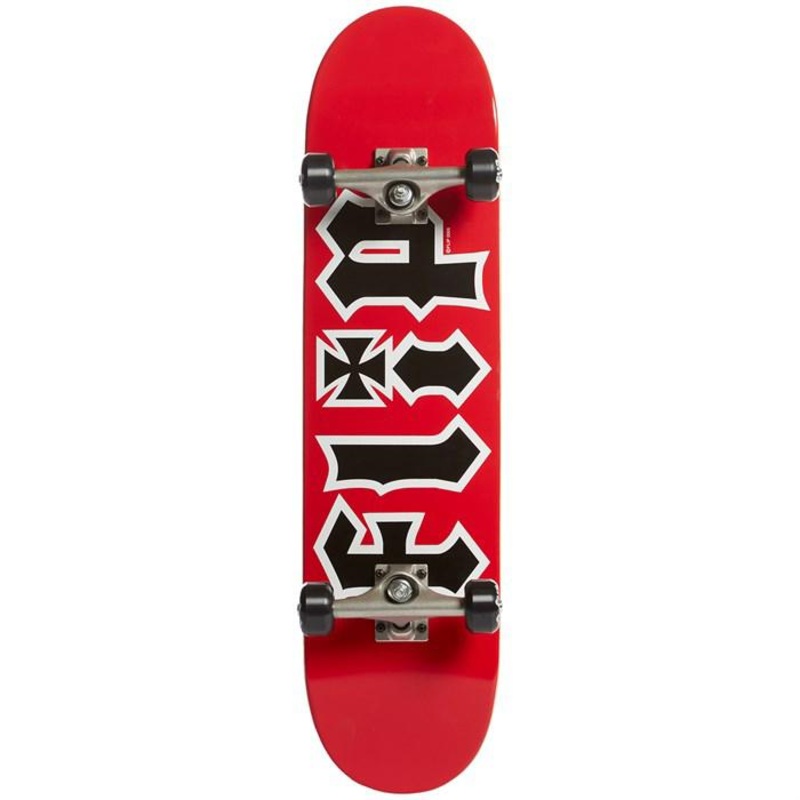 Flip HKD Black Red 7.75" Complete Skateboard