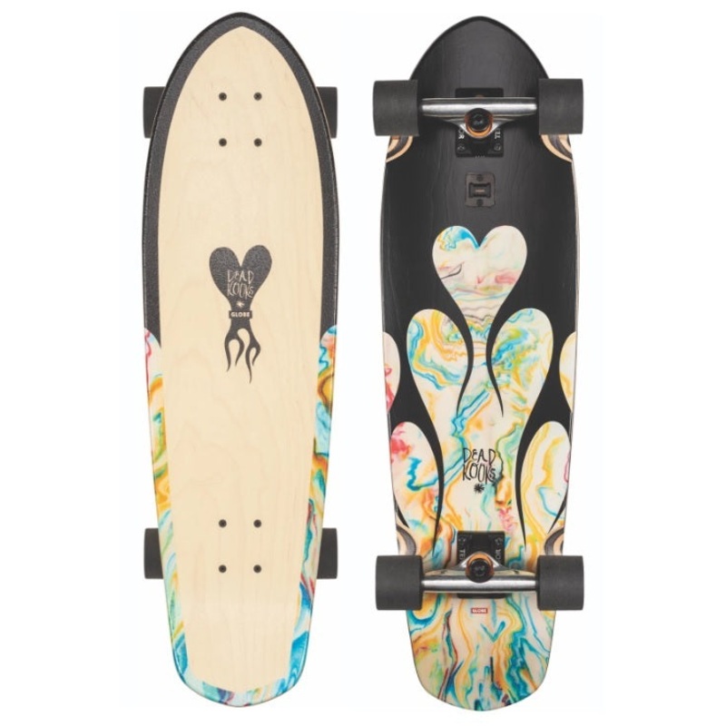 Globe Big Blazer Dead Kooks Black Resin 32 Cruiser Complete