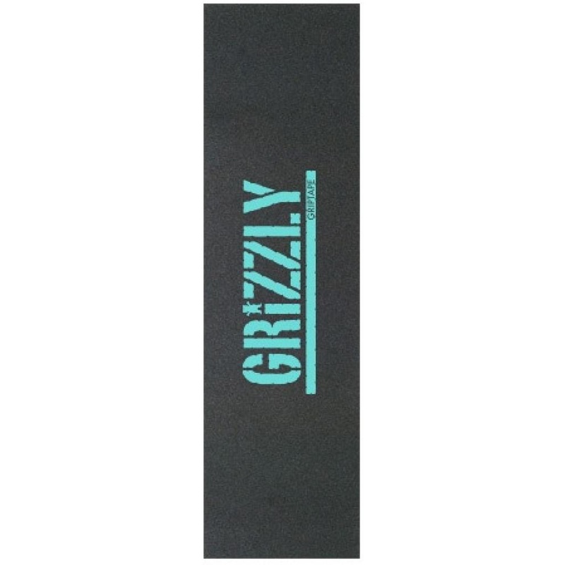 Grizzly Stamp Blue Skateboard Griptape