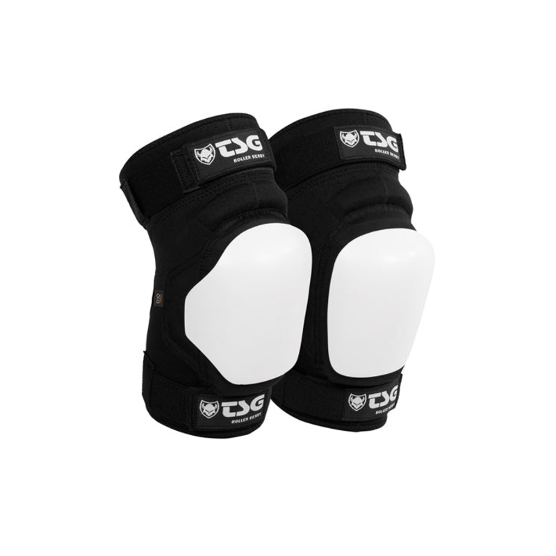 TSG Roller Derby D30 X-Large Black/White Knee Pads