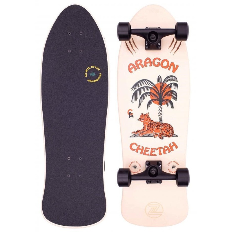 Z-Flex Complete Cruiser Skateboard Aragon Cheetah 80s Frog 31