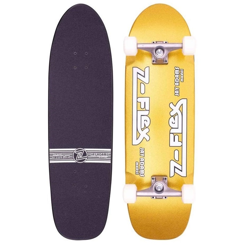 Z Flex 'Jay Adams Gold Metal Flake' 9.5" Complete Cruiser Skateboard
