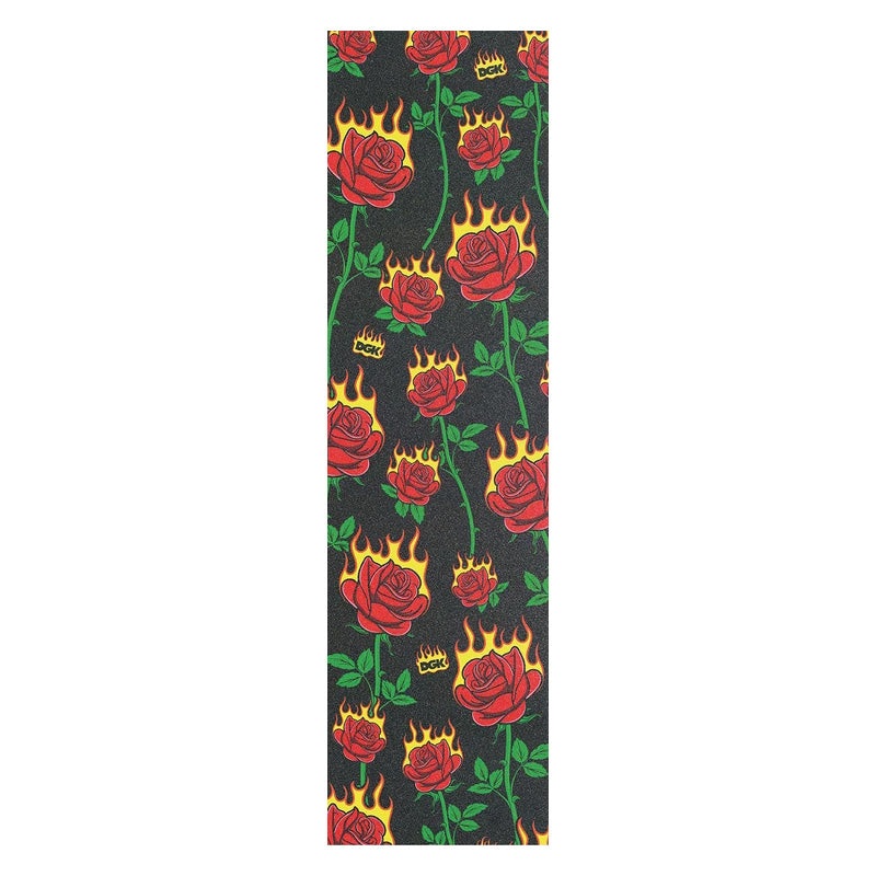 DGK Flaming Rose Skateboard Griptape