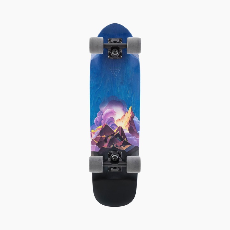 Landyachtz 'Dinghy Fender Crown Peak' 28.5" Complete Cruiser Skateboard