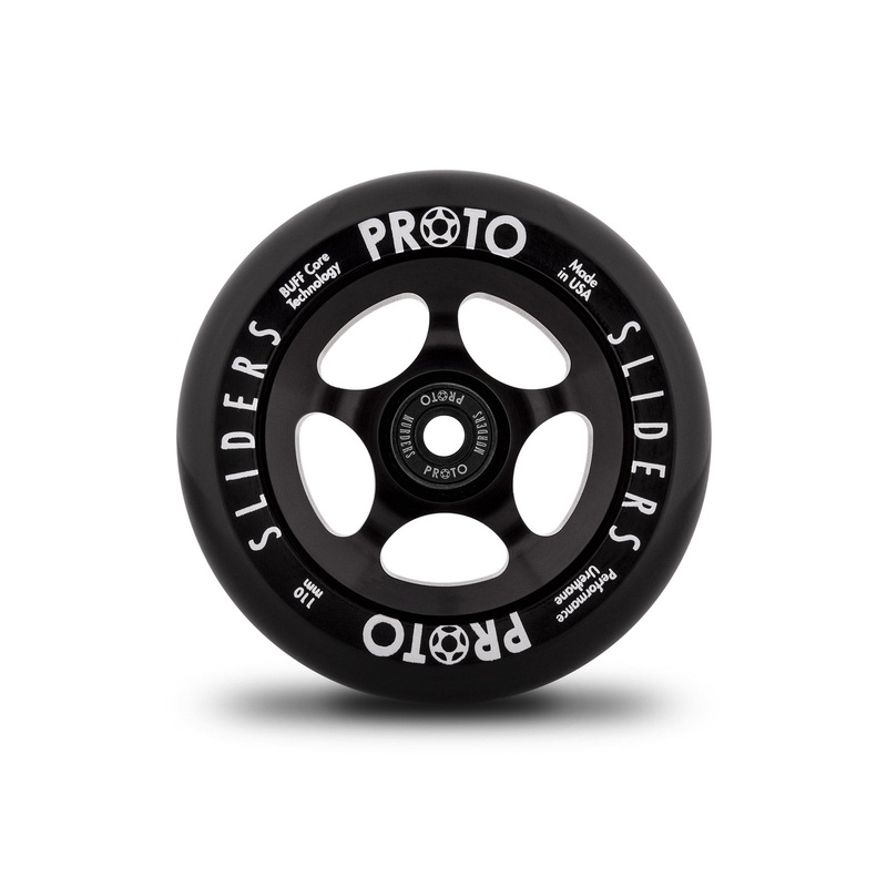 PROTO Classic Sliders 110mm Black on Black Scooter Wheel Single