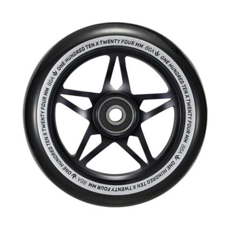 Envy S3 Black on Black 110mm Scooter Wheel Single
