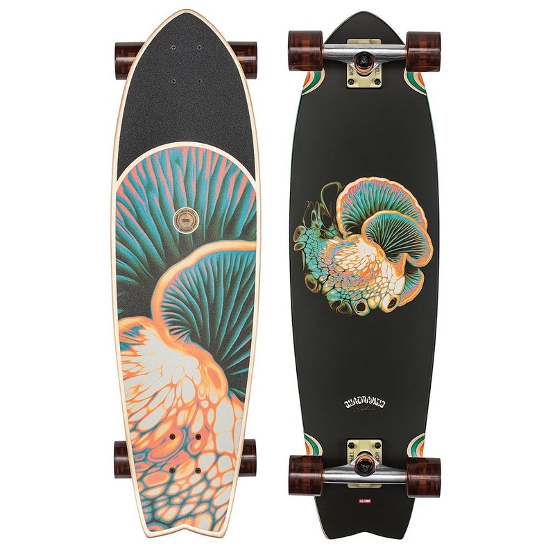 Globe 'Chromantic Bio-Morph' 33" Complete Cruiser Skateboard