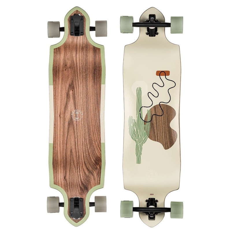 Globe Geminon Micro Drop Walnut/Cacti 37.5" Complete Longboard