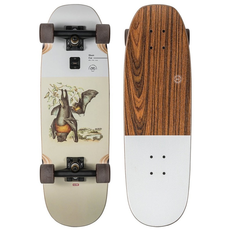 Globe 'Short Cut Flying Foxes' 28" Complete Cruiser Skateboard