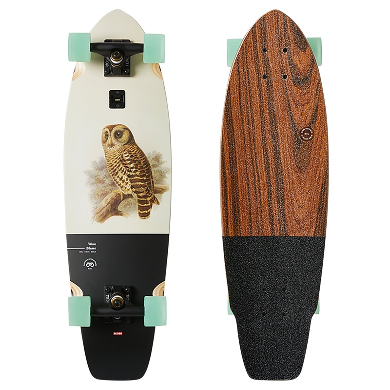 Globe Wave Blazer Hoot Owl  30.5" Complete Cruiser Skateboard