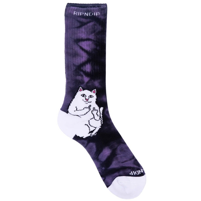 Rip N Dip Lord Nermal Purple Lightning Socks