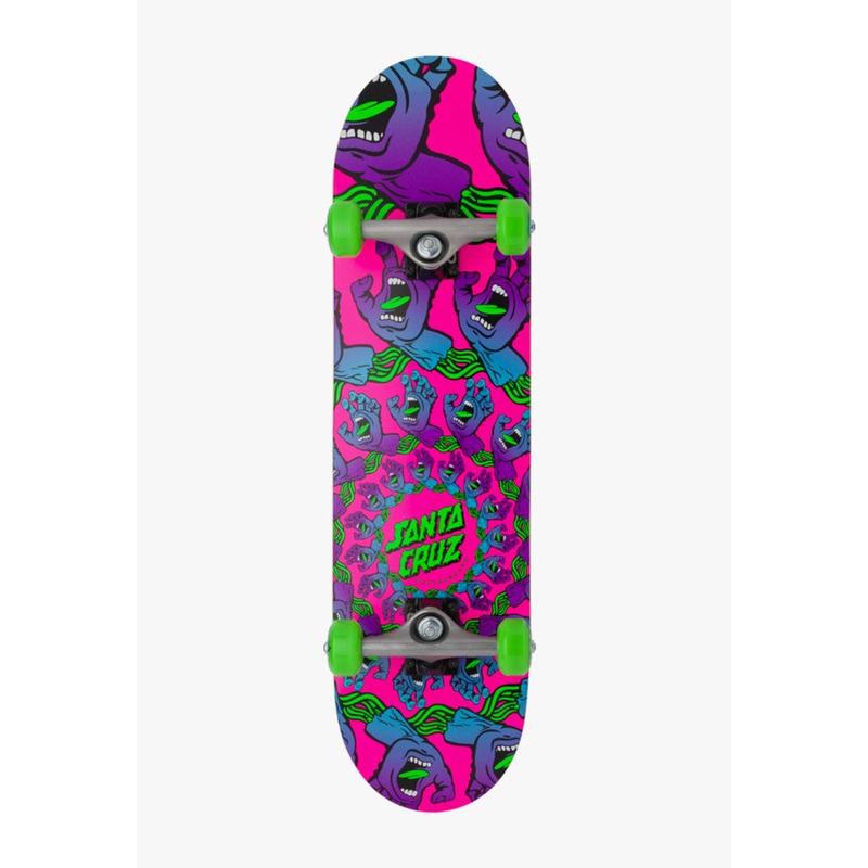 Santa Cruz Dot Mandala Hand Mini 7.75" Complete Skateboard