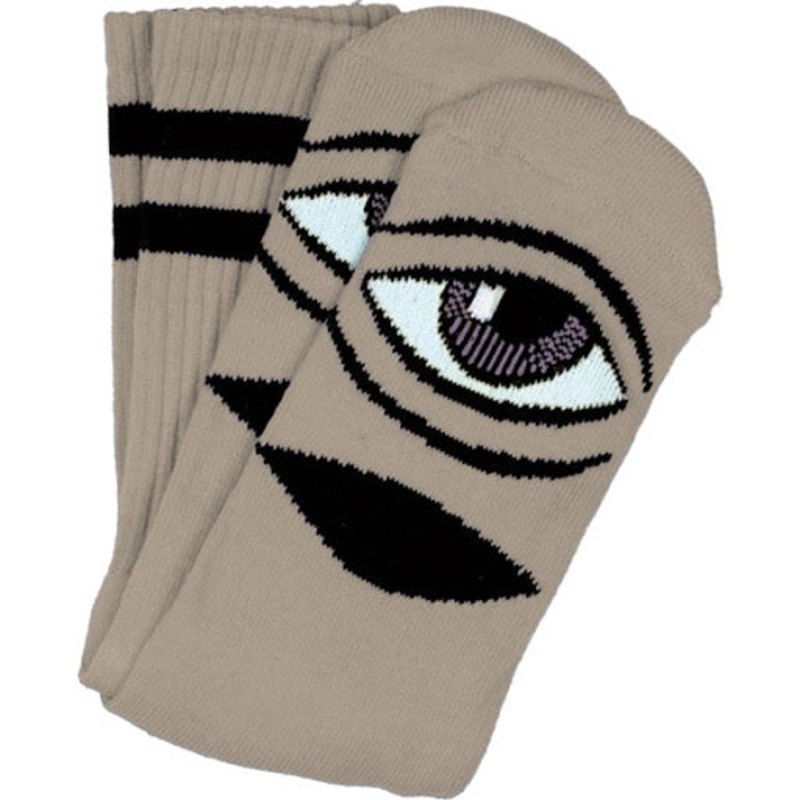 Toy Machine Sect Eye Big Stripe Camel Socks